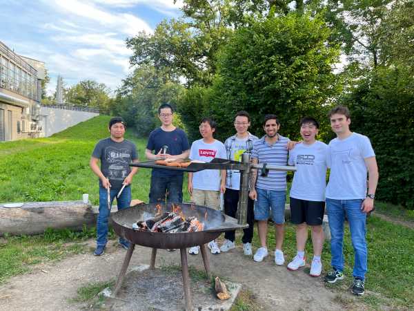 BBQ in a lovely summer